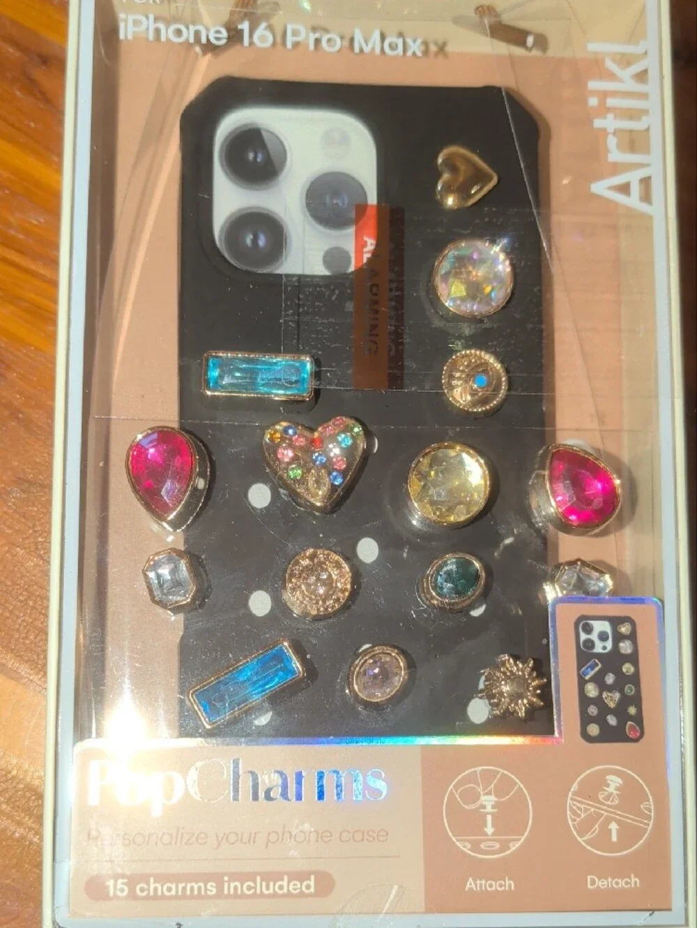 PopCharms Phone Case Charms for iPhone 16 Pro Max - Multicolor
